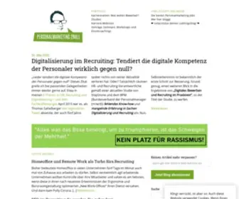 Personalmarketing2Null.de(Personalmarketing & Employer Branding ehrlich auf den Punkt) Screenshot