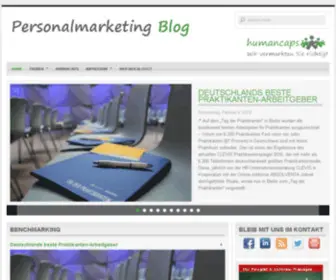 Personalmarketingblog.de(Corporate blog) Screenshot