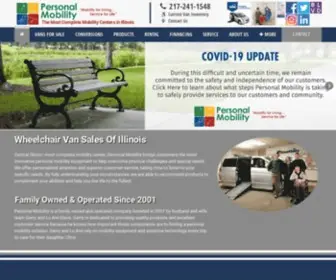 Personalmobilityinc.com(Illinois Wheelchair Van Sales) Screenshot