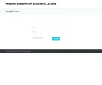 Personalnetworks.org(Personal Networks of Successful Leaders Assessment) Screenshot