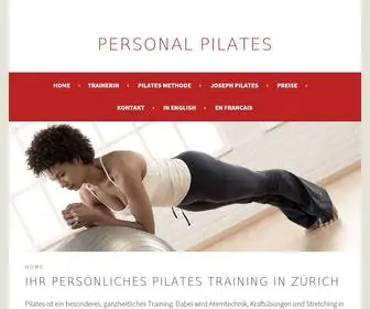 Personalpilates.ch(Personal Pilates) Screenshot