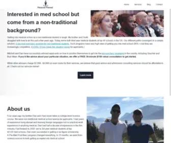 Personalpremed.com(Personal Premed) Screenshot