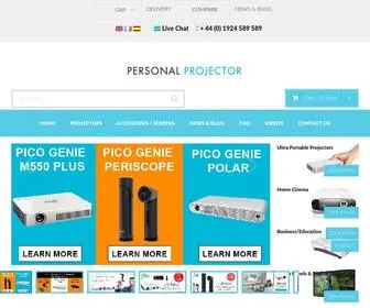 Personalprojector.co.uk(Personal Projector) Screenshot