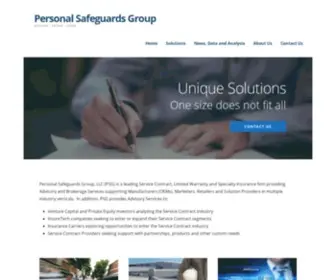 Personalsafeguardsgroup.com(Personal Safeguards Group) Screenshot