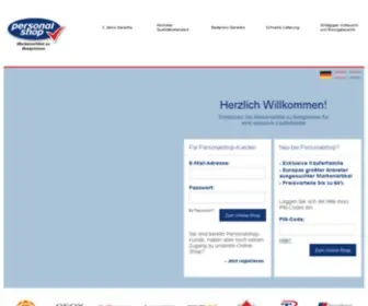 Personalshop.com(Entdecken Sie Markenartikel zu Bestpreisen) Screenshot