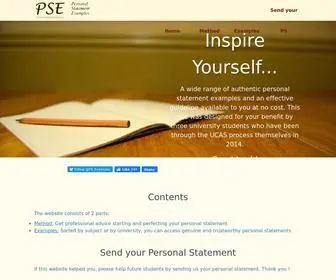 Personalstatement-Examples.com(Personal Statement Examples) Screenshot