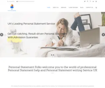 Personalstatementfolks.co.uk(Personalstatementfolks) Screenshot