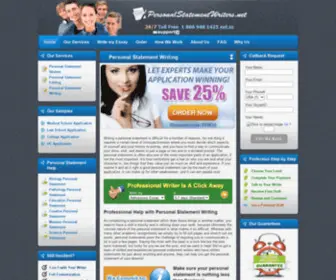 Personalstatementwriters.net(Personal Statement Writers at Your Service) Screenshot