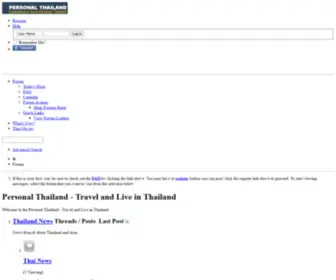 Personalthailand.com(Personal Thailand) Screenshot