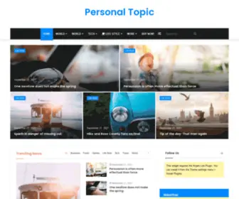 Personaltopic.com(Personal Topic) Screenshot