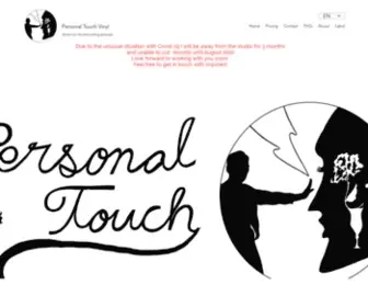 Personaltouchvinyl.com(Short Run Vinyl) Screenshot