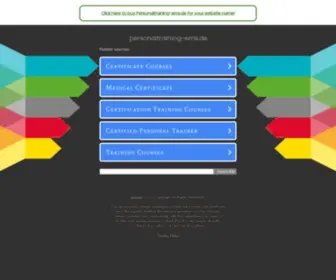 Personaltraining-EMS.de(Egal bei welchem Wetter Regen) Screenshot