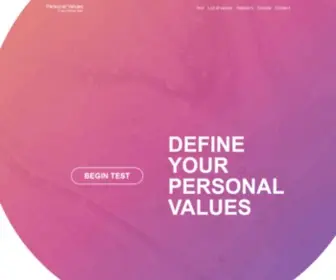 Personalvalu.es(Personal Values Assessment) Screenshot