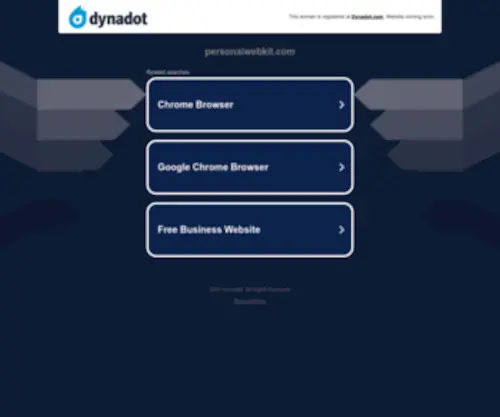 Personalwebkit.com(Personalwebkit) Screenshot