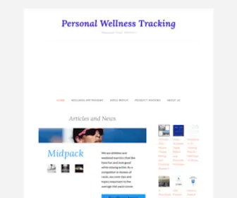 Personalwellnesstracking.com(Using personal wellness trackers) Screenshot