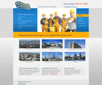 Personalwohnungen.de(Monteurunterkünfte) Screenshot