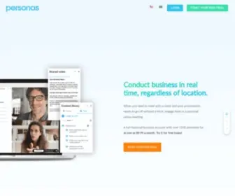 Personas.com(Live Video Conferencing) Screenshot