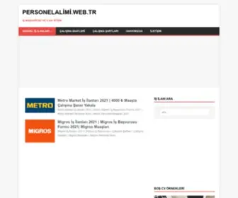 Personelalimi.web.tr(Iş ilanlari) Screenshot