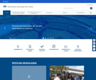 Personeriayumbo.gov.co(Personería) Screenshot