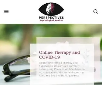 Perspectives.me.uk(Perspectives Psychological Services) Screenshot