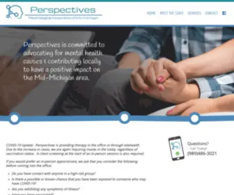 Perspectivespsych.com(Perspectives Psychological Associates of Mid) Screenshot