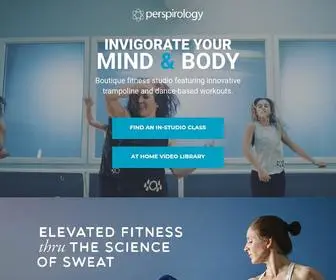 Perspirology.com(Trampoline & Dance Cardio Workouts) Screenshot