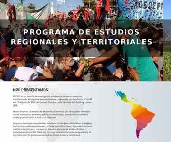 Pert-UBA.com.ar(Programa de Estudios Regionales y Territoriales) Screenshot