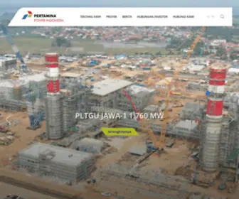 Pertaminapower.com(Pertamina Power Indonesia) Screenshot