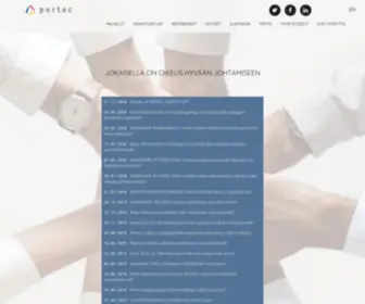 Pertec.fi(Pertec Consulting) Screenshot