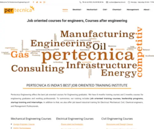 Pertecnica.in(Job oriented courses after engineering) Screenshot