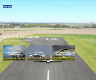 Perthairport.co.uk(Learn to fly at Perth Airport) Screenshot