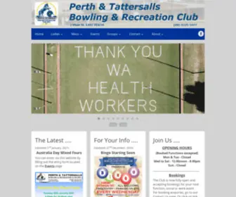 Perthandtatts.com.au(P&T Bowls Club) Screenshot