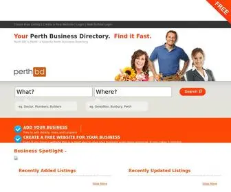 Perthbd.com.au(Perth Business Directory) Screenshot