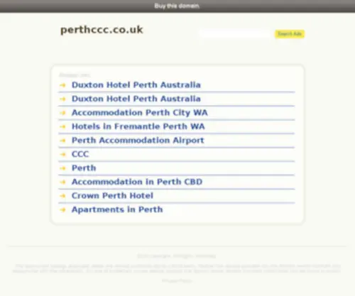 Perthccc.co.uk(Default Title) Screenshot