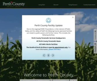 Perthcounty.ca(Perth County) Screenshot