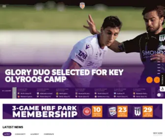 Perthglory.com.au(Perth Glory) Screenshot