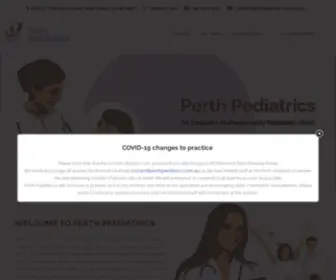 Perthpaediatrics.com.au(Perth Paediatrics) Screenshot