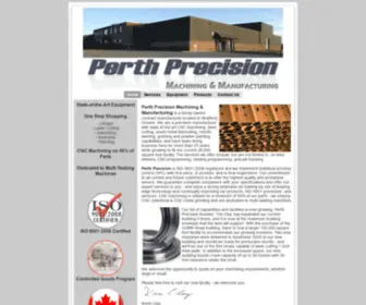 Perthprecision.com(Perth Precision Machining & Manufacturing) Screenshot