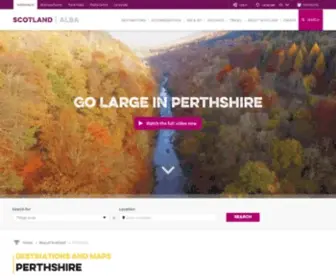 Perthshire.co.uk(Accommodation & Things To Do) Screenshot