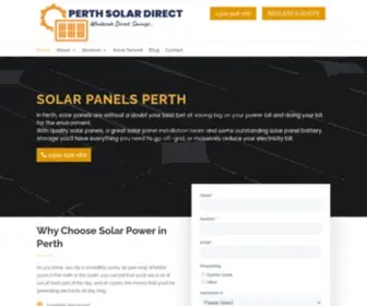 Perthsolarpowerinstallations.com.au(Solar Panels Perth) Screenshot