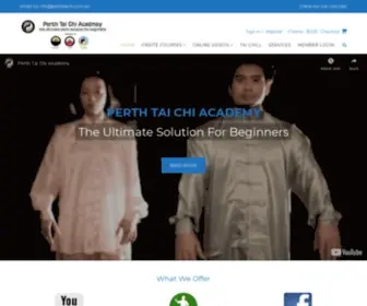Perthtaichi.com.au(Perth Tai Chi Academy) Screenshot