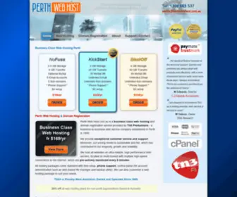 Perthwebhost.com.au(Web Hosting Perth) Screenshot