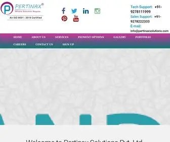 Pertinaxsolutions.com(Digital Marketing Company) Screenshot