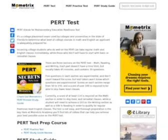 Pertpractice.com(Free PERT Practice Test (updatedPractice Questions) Screenshot