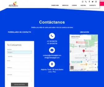 Peru-Websites.com(Perúwebsites y Enfoka Digital) Screenshot