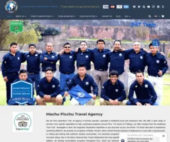 Peruadventuretrek.com(Machu Picchu Travel Agency) Screenshot