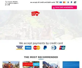 Peruagency.com(Peru travel & tours) Screenshot