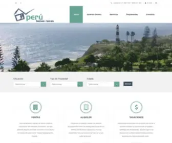 Perubienesraices.com(Venta y Alquiler de Inmuebles en Lima) Screenshot