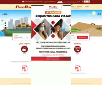 Perubus.com.pe(Perú Bus) Screenshot