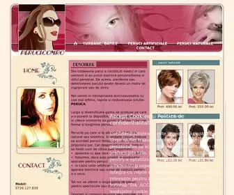 Peruci.com.ro(Peruci naturale) Screenshot